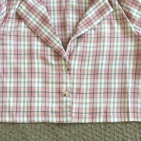 New pink and white half-sleeve top - Picture 4 of 7